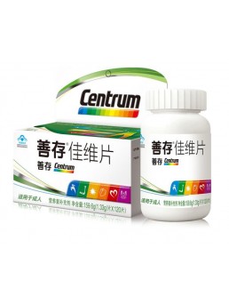 善存（Centrum）佳维片 复合维生素 营养素矿物质120片家庭装 富含维生素c vc