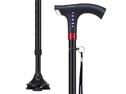 防滑可伸缩拐棍长辈祝寿实用老人助步器智能拐杖礼